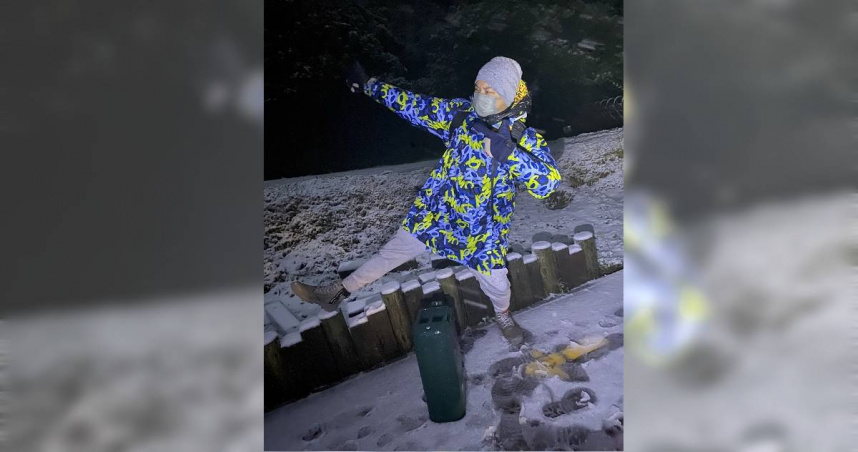 中天主播72小時接力　賴正鎧掛病號迎初雪難掩興奮